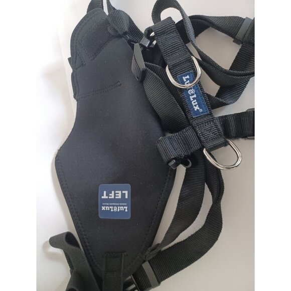 LufeLux Dog Knee Brace with Harness and Connection Belt Large Black -Left Leg - Picture 4 of 13